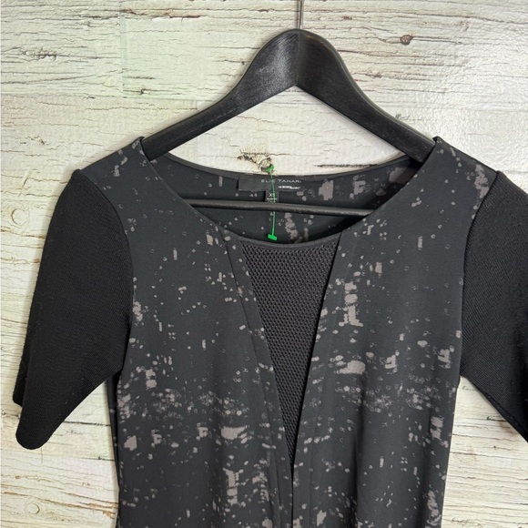 Elie Tahari Shift Dress Size xs gray black - Picture 3 of 6
